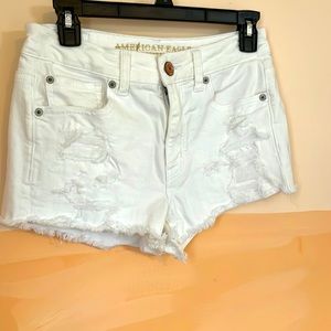 High waisted shorts- American Eagle Super Stretch